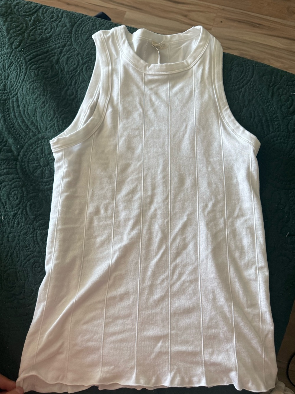 Free People Intimately So Soft Seamless Modal Tank, Clean Ivory, Size L/XL
